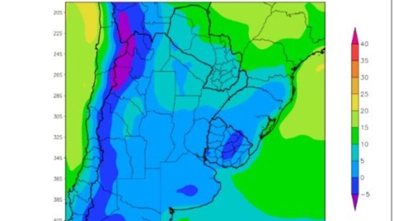 alertan por heladas en gran parte de la región agrícola